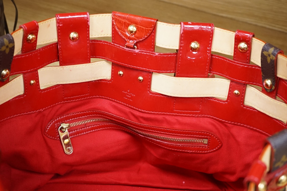 A Louis Vuitton Salina ruby monogram tote bag, numbered RC4077, with dust cover, 44cm wide
